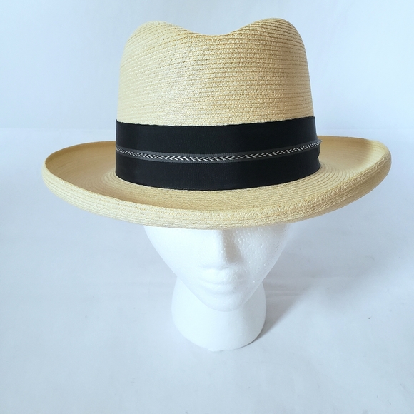 Dobbs Fifth Avenue Accessories - Dobbs Fifth Avenue New York Straw Hat Unisex 7 3/8
